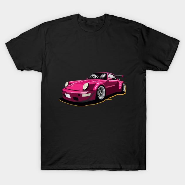 RWB Porsche 911 T-Shirt by Automotion Design